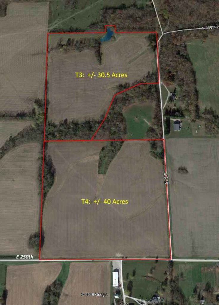 Edgar County IL Farmland Auction 177 Acres offered in 4 Tracts