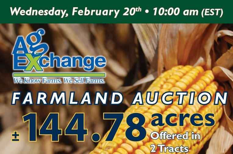 144.78 Acres Offered in 2 Tracts, Clay County IN. Illinois & Indiana