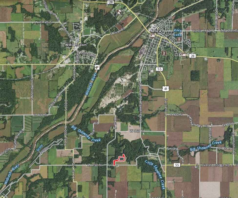 16.5 Acres Fountain County IN Illinois & Indiana Farm Real Estate