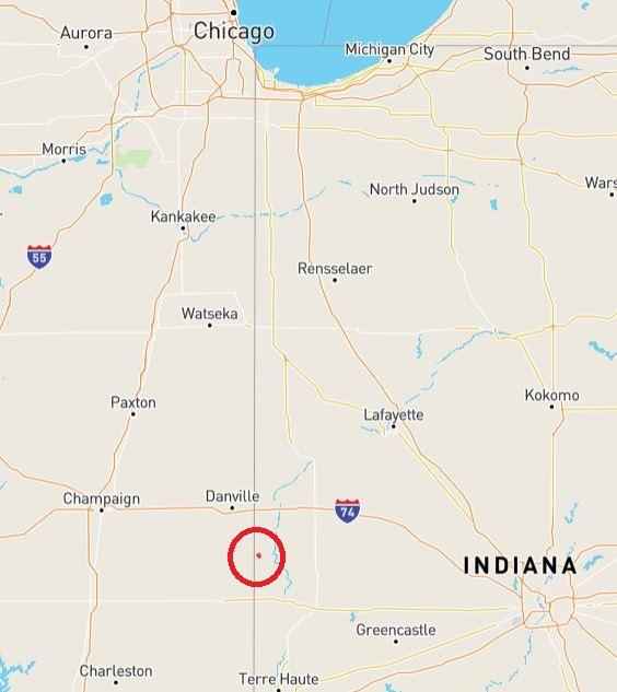 110 Acres with Hunting Cabin Vermillion County IN Illinois & Indiana