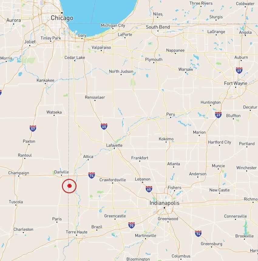 88 Acres, Big Vermilion River Frontage, Vermillion County IN Illinois