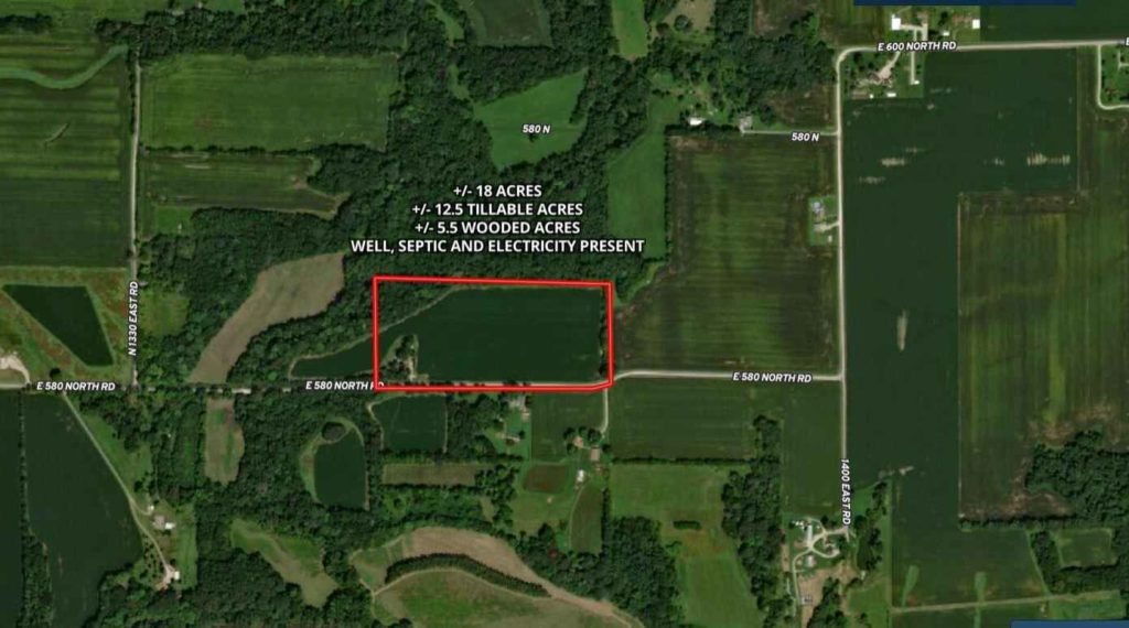 18 Acres Vermilion County IL. Illinois & Indiana Farm Real Estate